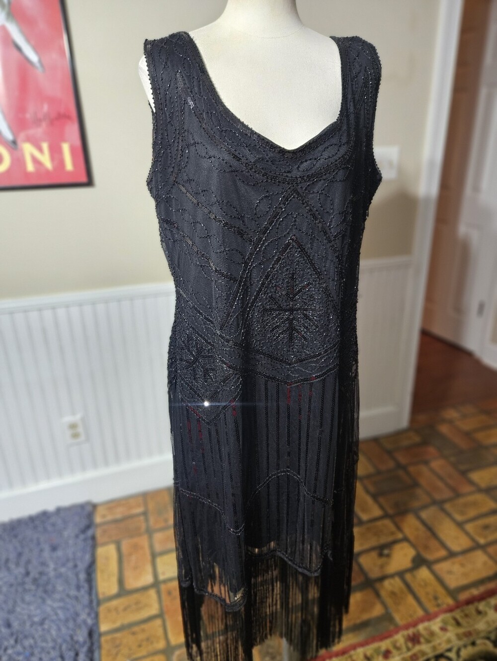 Fundaisy Beaded Flapper Dress 3XL